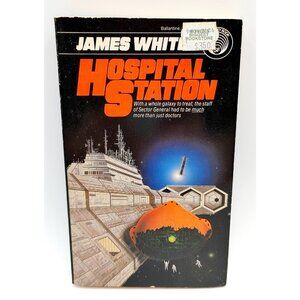 HOSPITAL STATION by James White 5th Printing Del Rey Paperback 1985